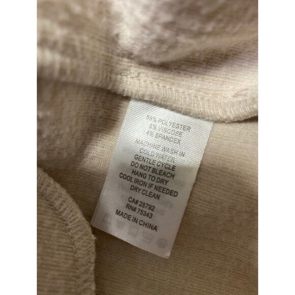 Joie 70's Vibe Soft Corduroy High Rise Patch Pocket Flare Leg Pants Off White 6 - Picture 11 of 12